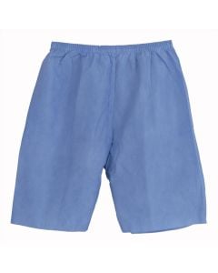 Medline Disposable Exam Shorts in Blue in Large NON27209L Large