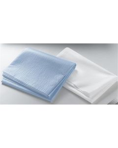 Case of Medline Disposable Flat Bed Sheets Dark Blue NON33100