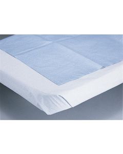 Medline Disposable Tissue/Poly Flat Stretcher Sheets Blue NON24333