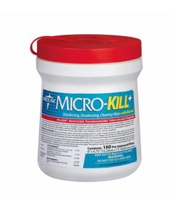 Case of Medline Micro Kill+ Disinfectant Wipes MSC351200H