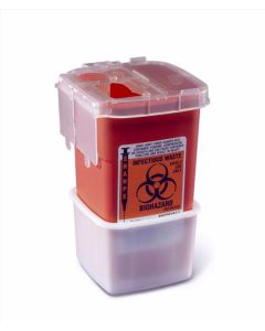 Medline Phlebotomy Biohazard Sharps Containers Red 1.000 MDS705110H