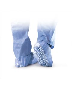 Pro Series Non-Skid Pro Series Spunbond Shoe Covers in Blue in NON28758 