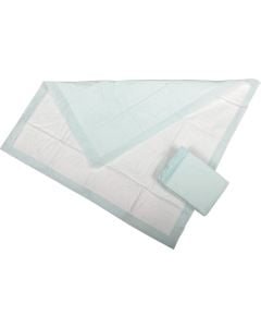  Protection Plus Polymer-Filled Underpads - Green 100 30" X 30"