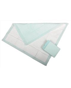 Case of Protection Plus Polymer Underpads - Green | 50 36" X 36"