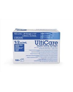 Case of ULTIMED INC Safety Insulin Syringes ULT193292