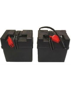 CP5115 - 2 Battery Cases: 1 & 2 Plug