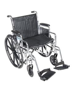 Chrome Sport Wheelchair Detachable Desk Arms | 16 Inch Seat