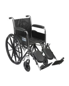 Chrome Sport Wheelchair Full Arms 