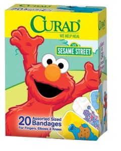 Medline CURAD Sesame Street Adhesive Bages Cartoon CUR47069Z