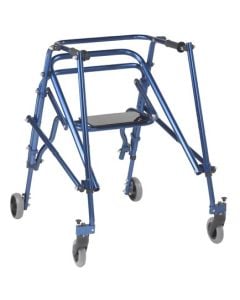 Wenzelite Large Nimbo Rehab Lightweight Blue Posterior Posture Walker Seat 