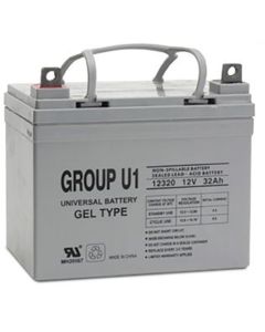 32Ah 12V Mobility Scooter Battery, Universal, L1 Terminal UB-U1
