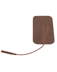  Electrodes, Foil Bag, 2.0" x 3.5", Tan Cloth - Current Solutions