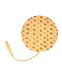  Electrodes, Foil Bag, 3.0" Round, Tan Cloth - Current Solutions