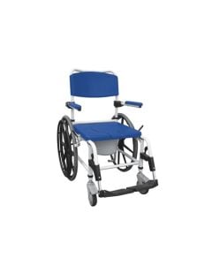 Aluminum Rehab Shower Commode Chair with Wheels NRS185006