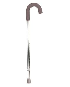 Drive Silver Round Handle Cane with Foam Grip