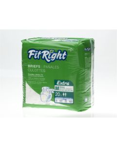 FitRight Extra Briefs - Medium | 20