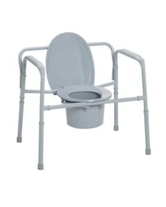 Drive Heavy Duty Bariatric Bedside Commode, Deep Seat