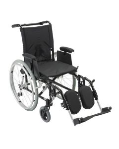 Cougar Ultra Lightweight Rehab Wheelchair Swing Away Foot Rests