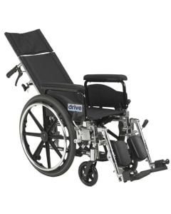 Viper Plus 20" Reclining Wheelchair Elevating Leg rest Flip Back Arms