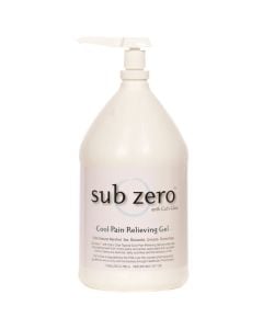  Sub Zero Topical Analgesic: Cool Pain Relieving Gel, Gallon Pump - Current Solutions