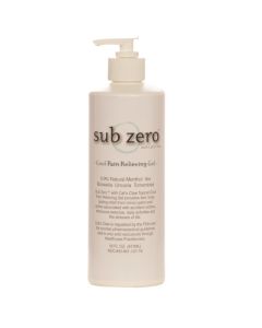  Sub Zero Topical Analgesic: Cool Pain Relieving Gel, 16oz Pump - Current Solutions