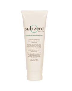  Sub Zero Topical Analgesic: Cool Pain Relieving Gel, 4oz Tube - Current Solutions
