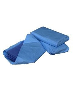 A Dozen Medline Sterile Disposable Surgical Towels Blue MDT2168284