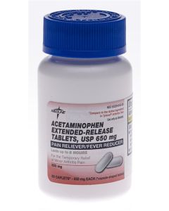 Medline Acetaminophen Extended Release Caplets OTC33350N
