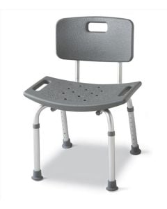 Medline Aluminum Bath Benches with Back MDS89745RH