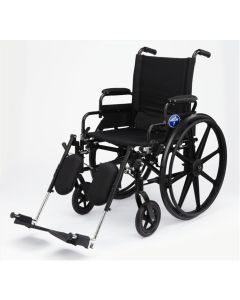 Medline K4 Extra Wide Lightweight Wheelchair - 22 Inch Seat MDS806575