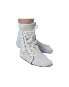 Medline Lace Up Ankle Supports White Large ORT26300L