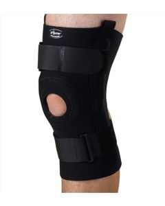 Medline U Shaped Hinged Knee Supports Black 2X Large ORT232202XL