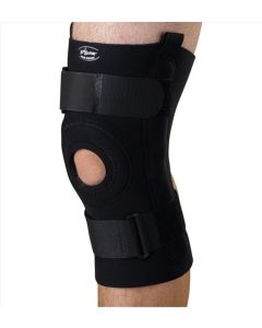 Medline U Shaped Hinged Knee Supports Black Large ORT23220L