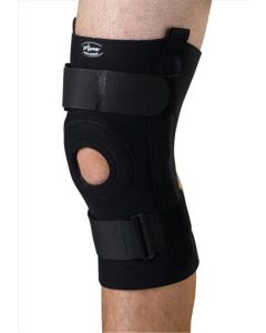 Medline U Shaped Hinged Knee Supports Black X Large ORT23220XL