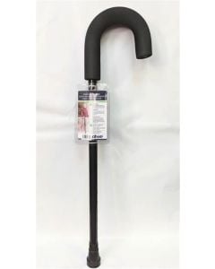 Drive Round Handle Cane with Foam Grip, Black