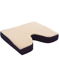 Fleece Covered Coccyx Cushion - 18" x 16" x 3" N1008