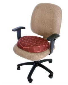 Plaid Molded Donut Seat Cushionwith Cover - 18" N8008-P