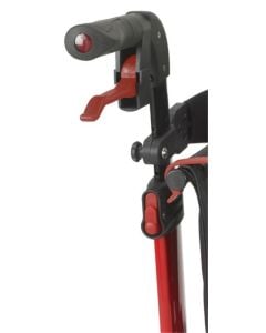 Replacement Left Hand Brake Assembly for Tall Red Nitro RTL10266-T Drive Medical 1026601-RN-T