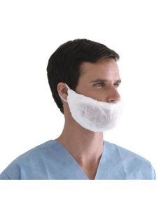 Pro Series Head & Beard Covers in White in One Size Fits Most NONSH400 One Size Fits Most