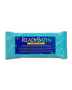Pack of 8 Medline ReadyBath LUXE Total Body Cleansing Heavyweight Washcloths MSC095100H