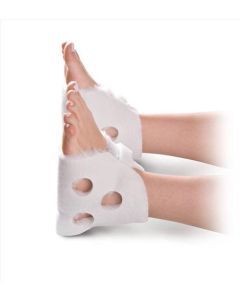 Pair of Medline Ventilated Heel Protectors White Unisize MDT823290