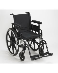 Viper Plus 16" GT Wheelchair Flip Back Adjustable Full Arm 