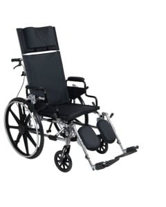 Viper Plus 16" Seat Light Weight Reclining Wheelchair pl416rbdfa