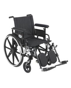 Viper Plus 20" GT Wheelchair Flip Back Adjustable Full Arm 