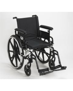 Viper Plus 20" GT Wheelchair Flip Back Adjustable Full Arm