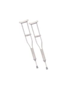 Drive Walking Crutches with Underarm Pad and Handgrip, Youth, 1 Pair