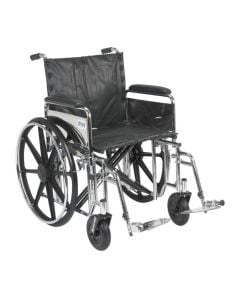 Sentra Extra Heavy Duty Wheelchair Detachable Full Arms 