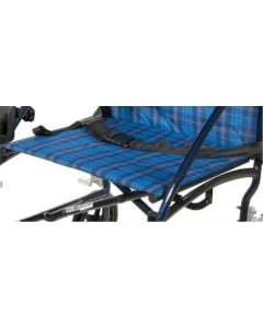 Fly-Lite Aluminum Transport Chair Replacement Seat Upholstery: Blue Plaid Drive Medical STDS2A1839