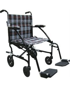 Fly-Lite Aluminum Transport Chair Back Upholstery, Black