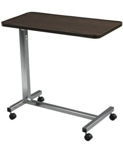 Non Tilt Top Chrome Overbed Table by Drive Medical